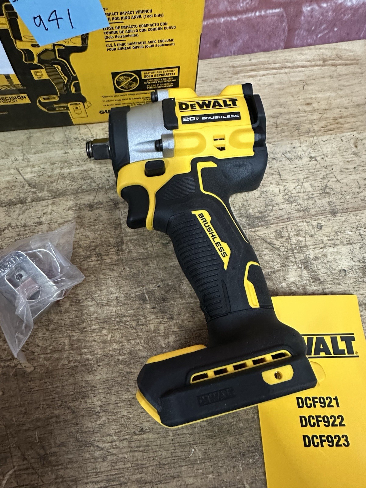 DEWALT DCF921B 20V 1/2inch Impact Wrench (Tool Only) Open Box
