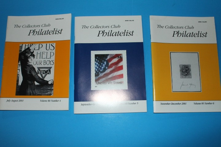 The Collectors Club Philatelist 2001 Part year BlueLakeStamps Timeless info