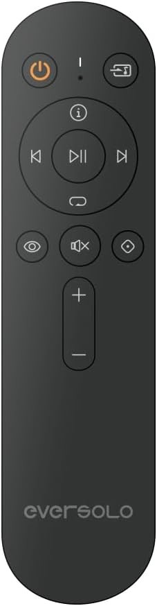 Eversolo BTR-12 Bluetooth Remote, for DMP-A6, DMP-A6 Master, Gen black