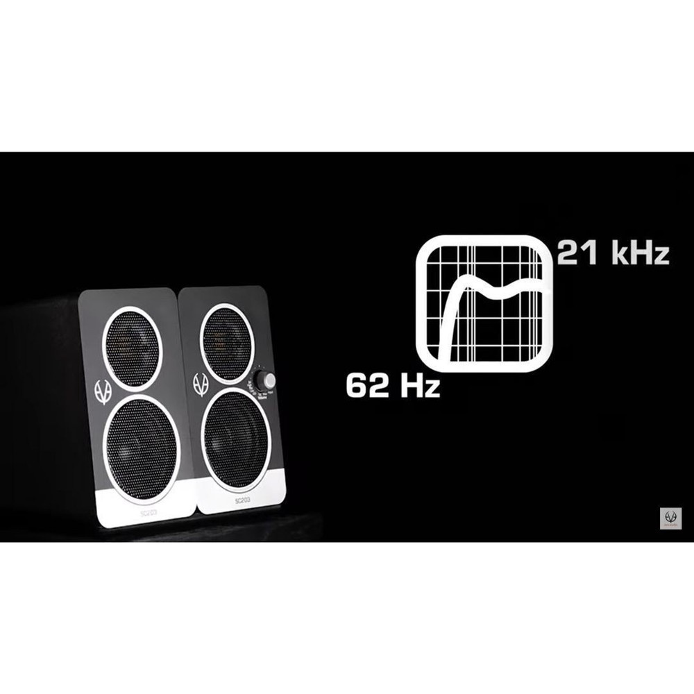 EVE Audio Recording Studio SC203 Compact Active Master Slave System Speaker Pair