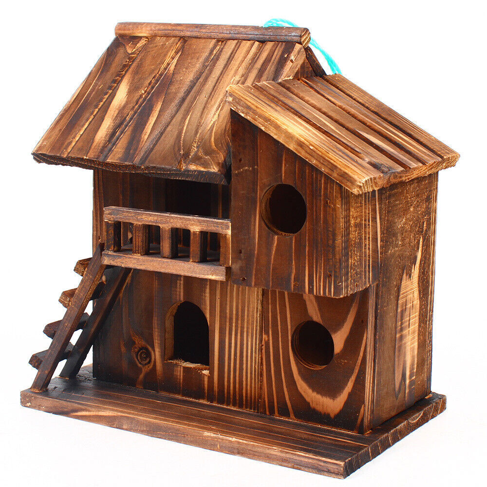 Squirrel House Nesting Box Bird Nature Animals Safety Wooden Nest Protector USA