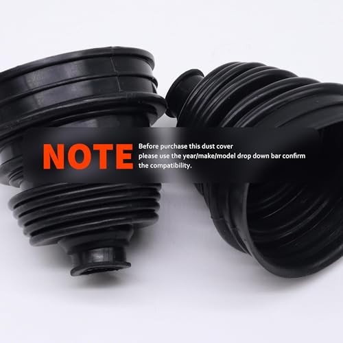 2PCS CV Boot, Waterproof & Dustproof CV Axle Universal Silicone CV Axle Boot