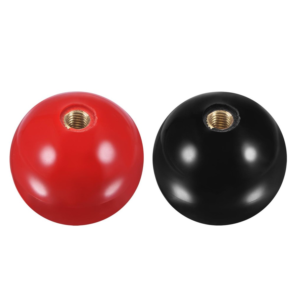 Top Ball Head Joystick Arcade Knob Game Replacement Red/Black