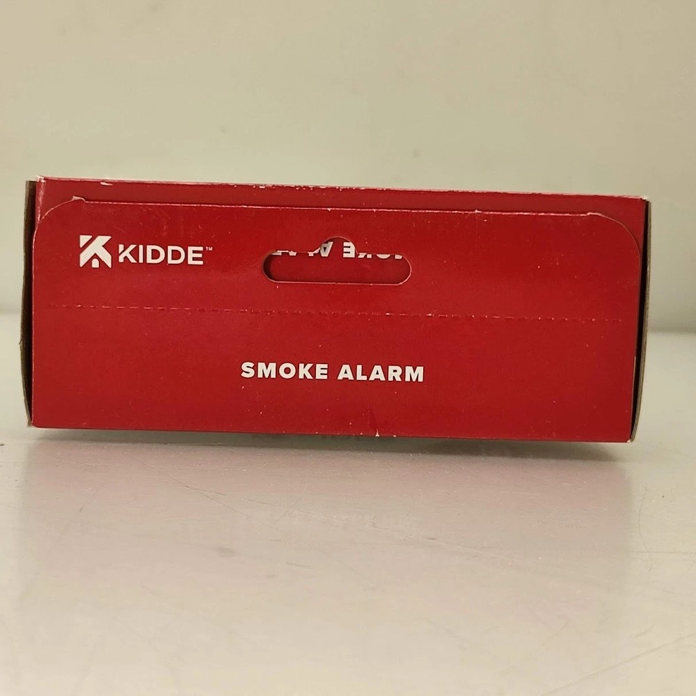 Kidde 5" Smoke Detector Alarm White AA Battery Powered LED Warning Light 20SDR