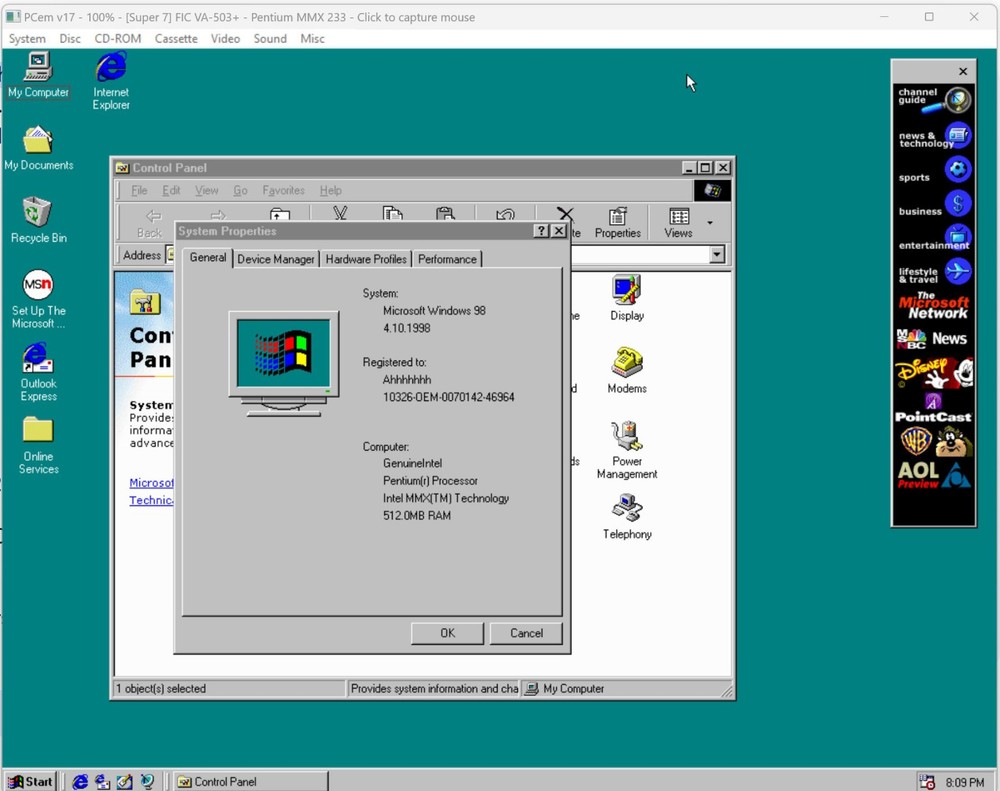Microsoft Windows 98 First Edition CD-ROM Operating System Perfect DIsc TESTED