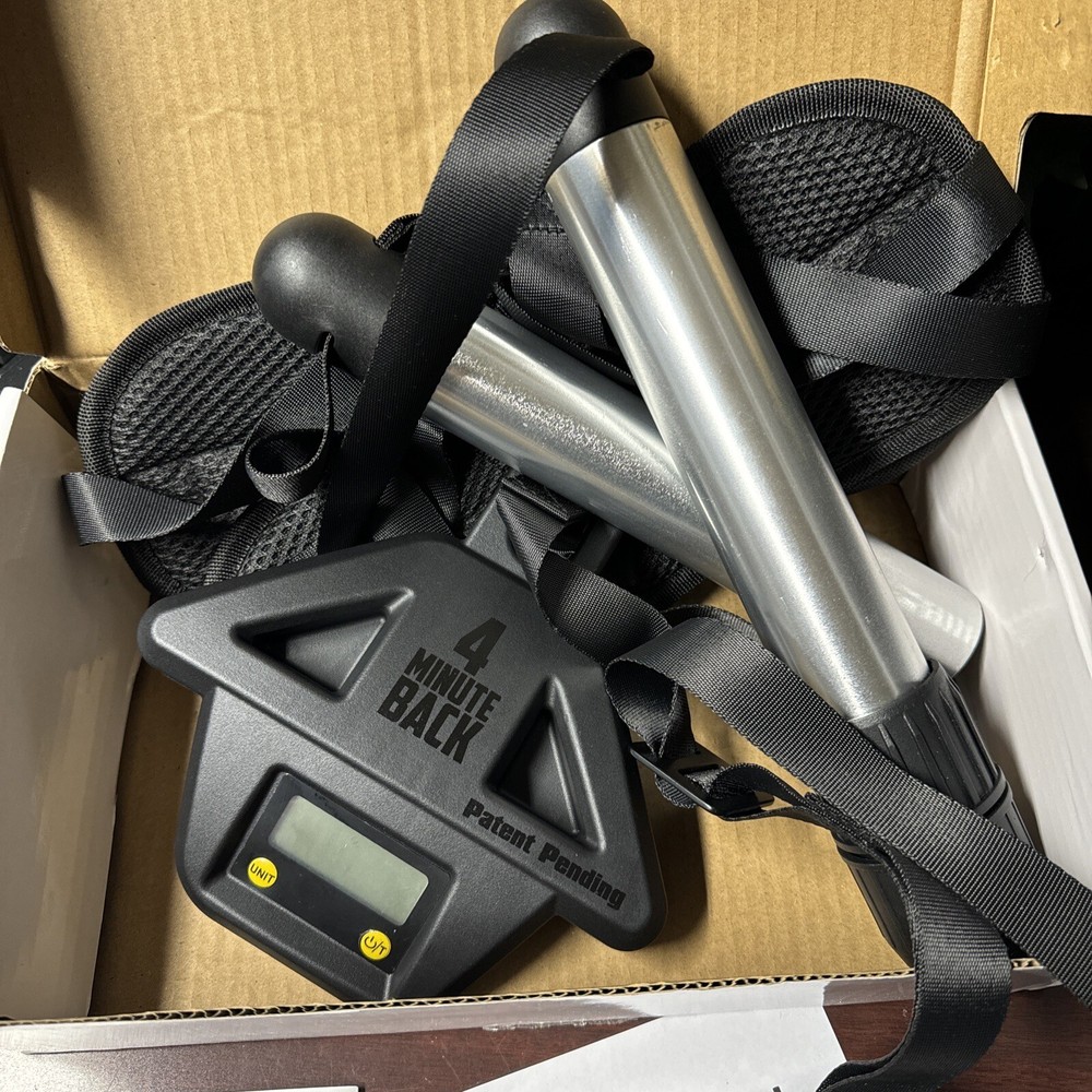 4 Minute Back Relief: Portable & Safe Inversion Table, Spinal & Lower Back.