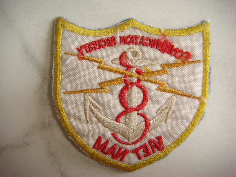 US NAVY COMMUNICATION SECURITY, VIETNAM WAR PATCH
