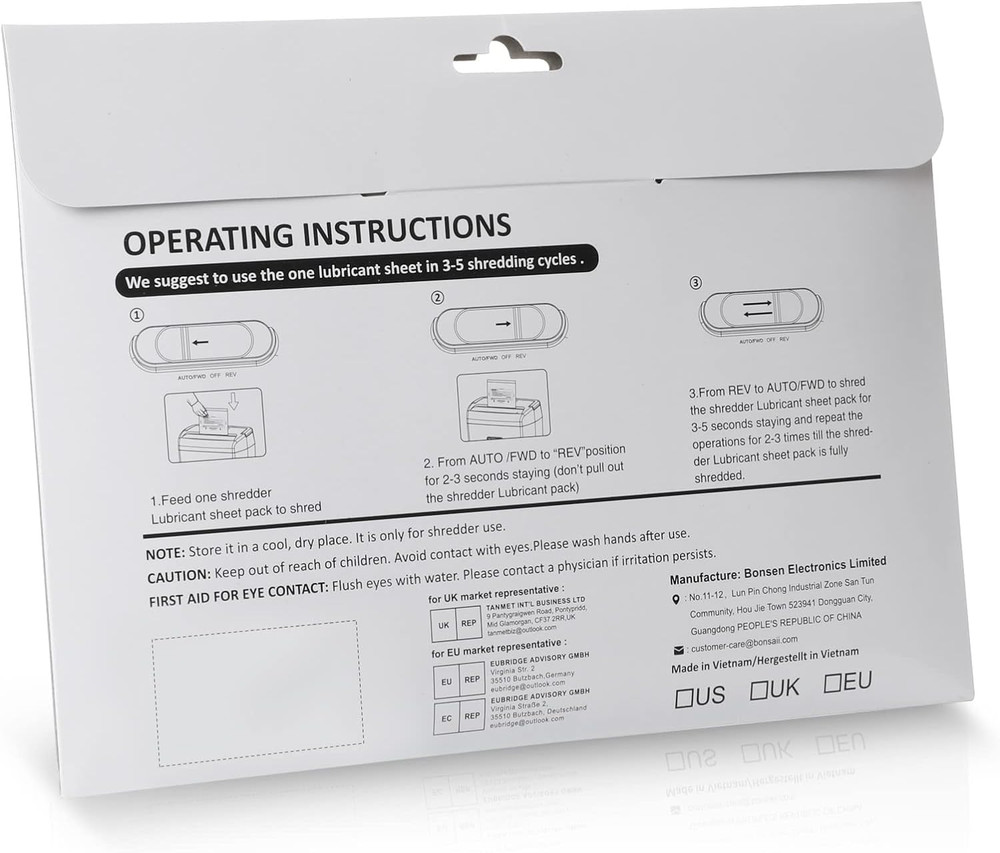 Amazon Basics Paper Shredder Lubricant and Sharpening Sheets - 12 Pack