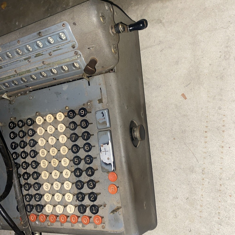 Rare Vintage Monroe High Speed Adding Machine Calculator Electric Untested