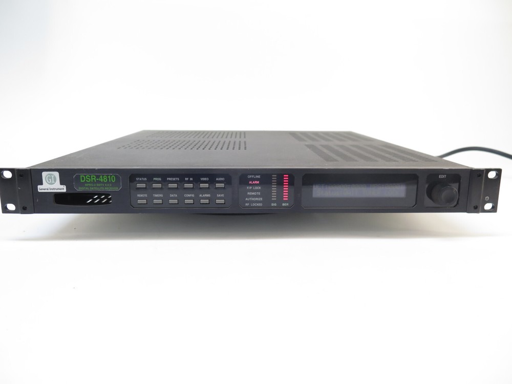 General Instruments DSR-4810 MPEG-2 SDTV 4:2:2 Digital Satellite Receiver