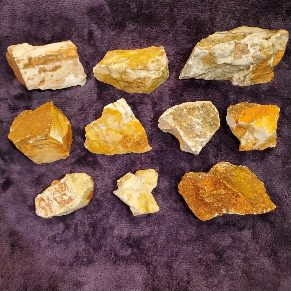 Ten Beautiful Decorative Rocks, Five Pounds