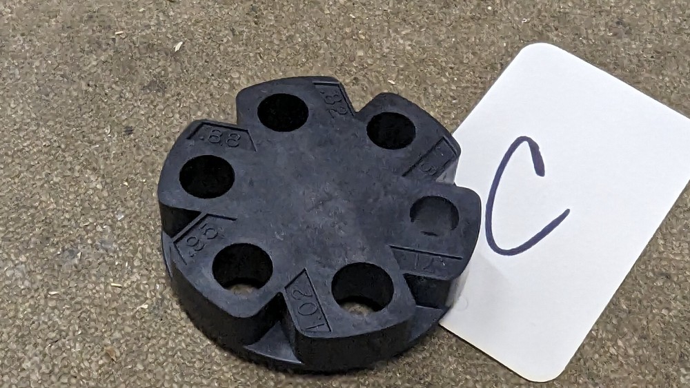 Lee Auto Disk powder measure inserts, C