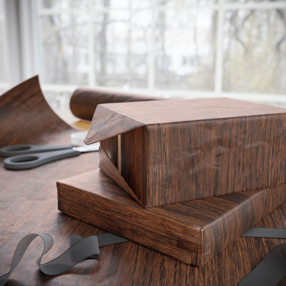 Wood Grain Print Wrapping Papers