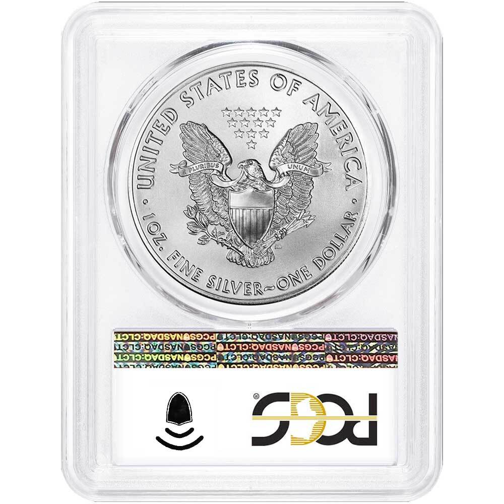 2016 (W) $1 American Silver Eagle PCGS MS70 West Point Label