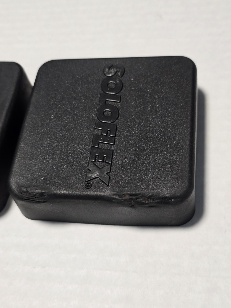 Soloflex 3" Rubberized End Cap Pair OEM