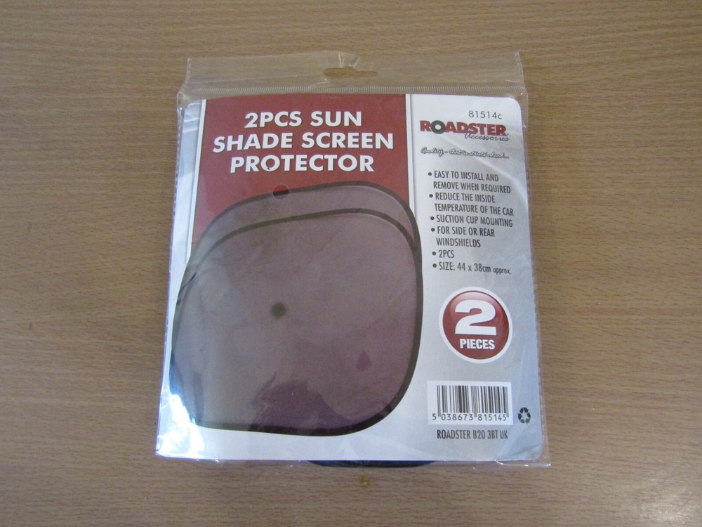 ROADSTER 2 PCS. SUN SHADE SCREEN PROTECTOR.