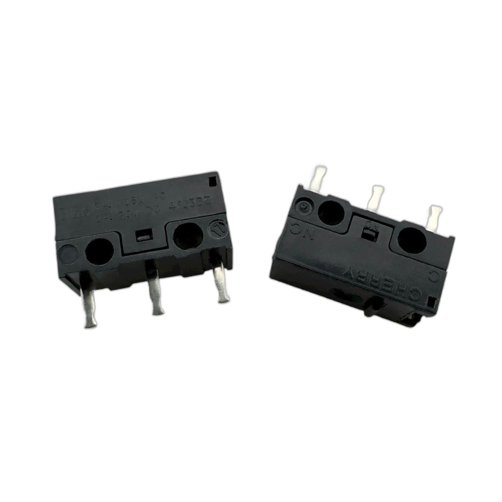 CHERRY DG6 Black 1.47N 3-Pin Mouse Micro Switch - 2 Pcs