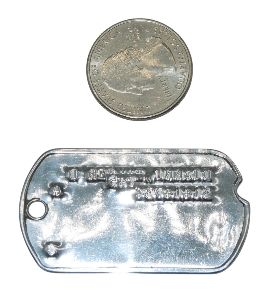 Original WWII US Named Army Dog Tag 1945 CA6