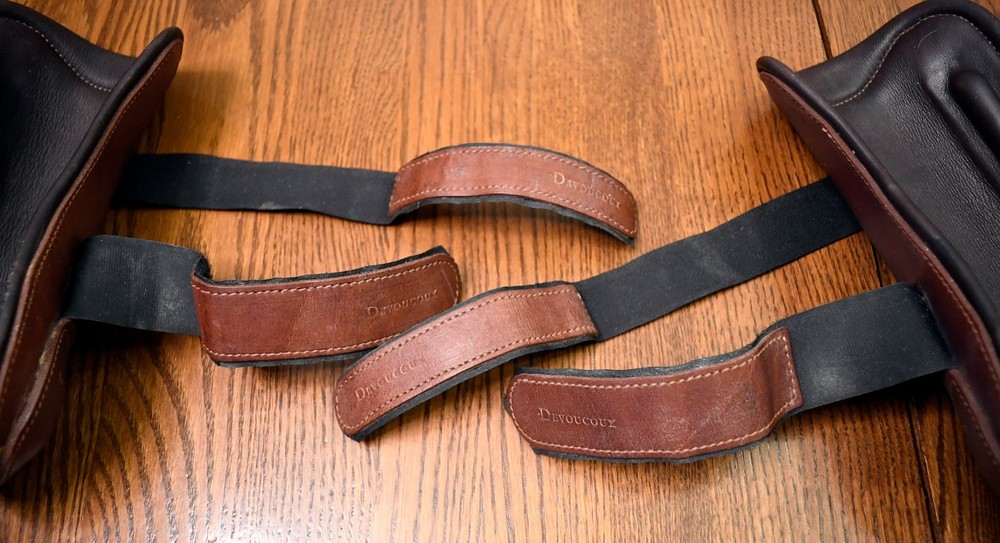 Devoucoux, front boots, brown leather, Medium