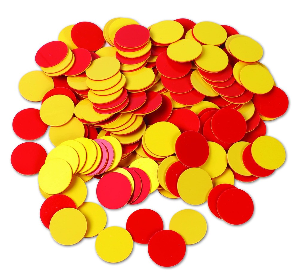 Learning Resources Two-Color Counters, Red/Yellow, Educational Counting,