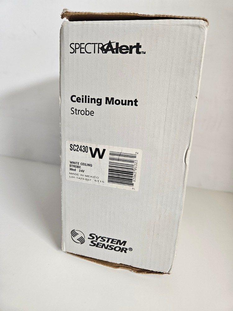 SystemSensor SpectrAlert SC2430W Ceiling Mount Strobe NEW
