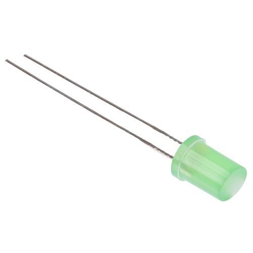 50 x Yellow Green 5mm Concave Diffused LED 6mcd 150°