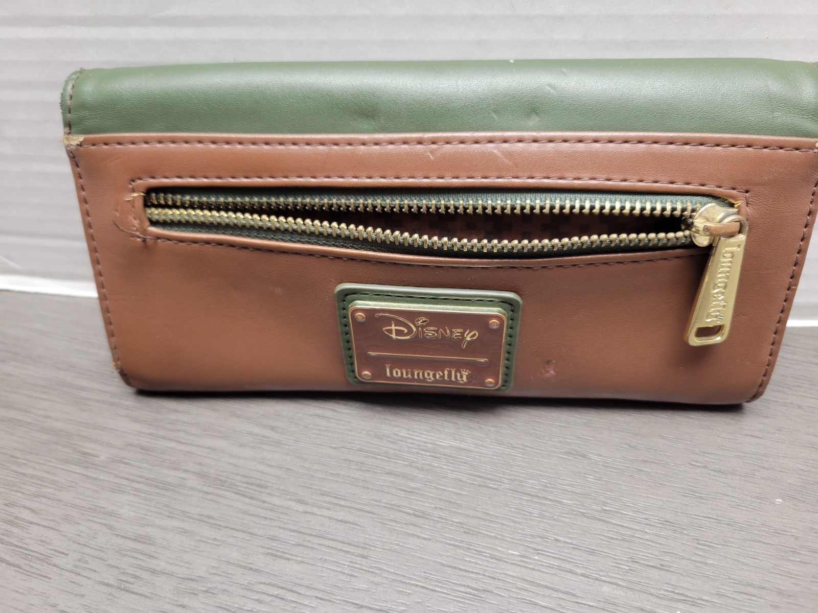 Loungefly Disney Lion King Hakuna Matata Wallet Brown Faux Leather Zip