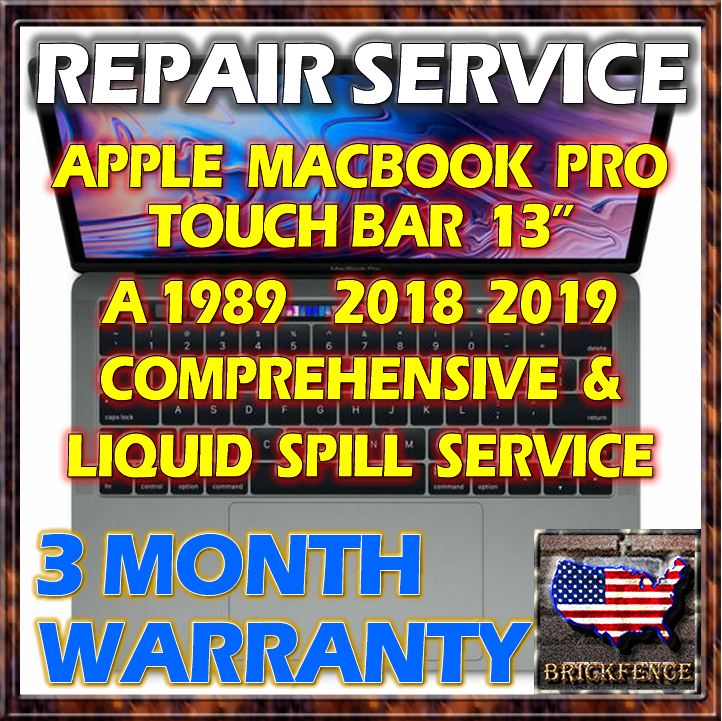 MACBOOK PRO 13" 2018 A1989 LAPTOP 820-00850-A LOGIC BOARD REPAIR & LIQUID SPILL