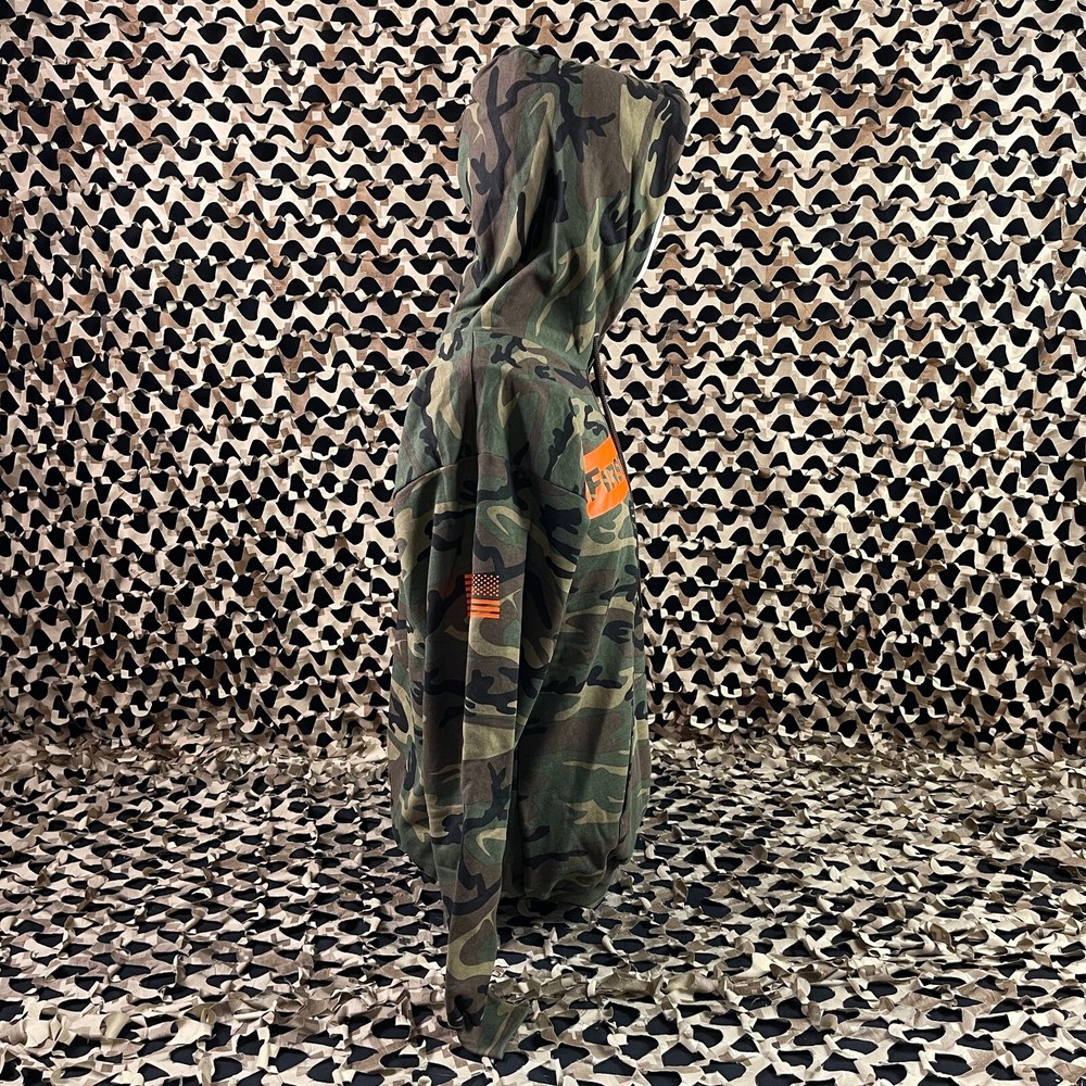 New First Strike Pull Over Hooded Sweatshirt - Camo - Medium