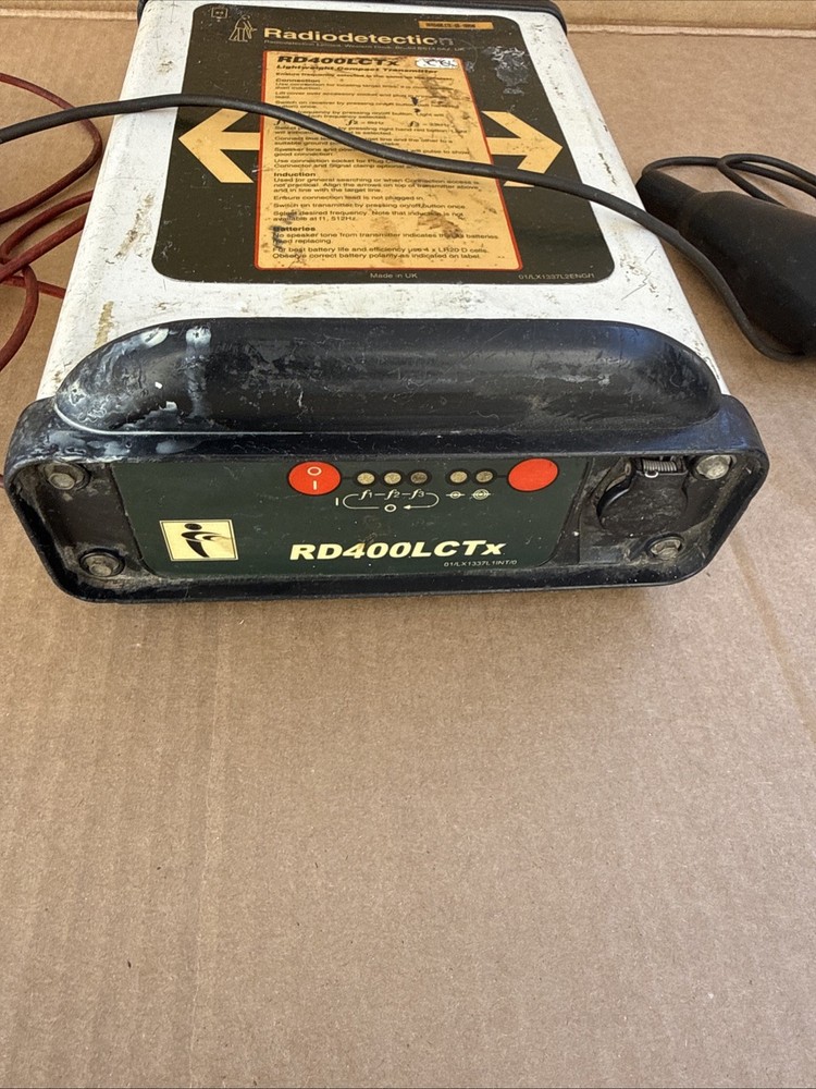 Radiodetection RD400LCTx Lightweight Compact Transmitter for Cable Pipe Locator