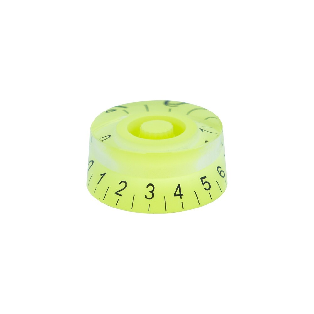 4x Guitar Knobs Speed Volume Control Knobs For Guitar Bass Fluorescent green