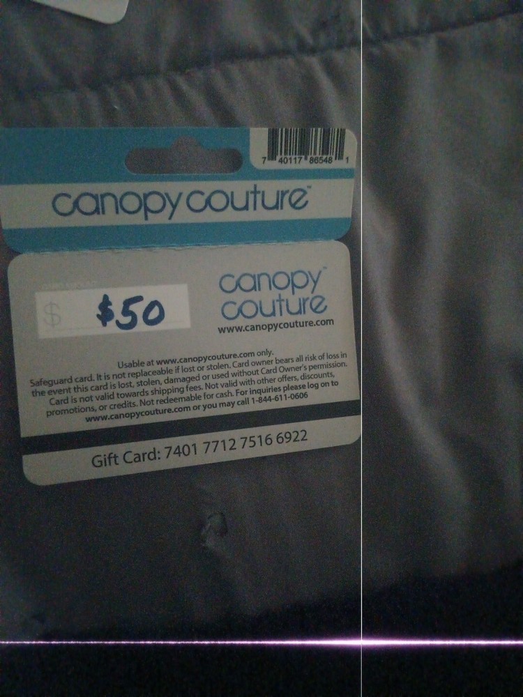 CANOPY COUTURE Gift Card  **Value $50**