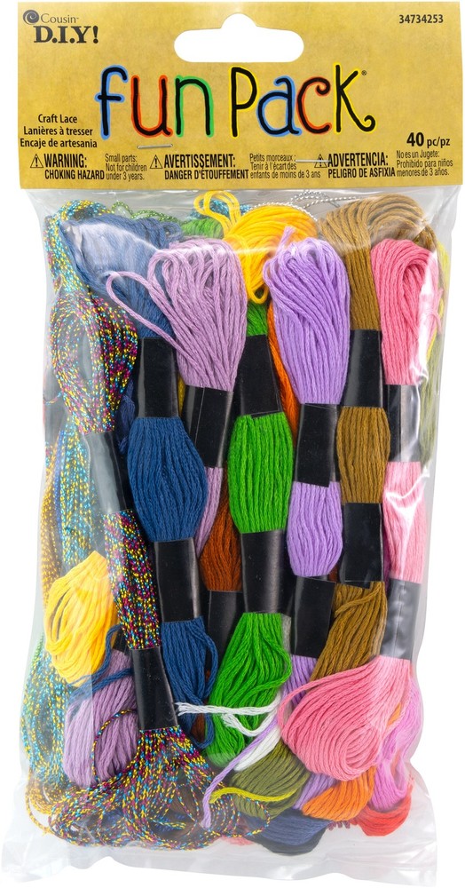 CousinDIY Craft Floss 40/Pkg-Assorted