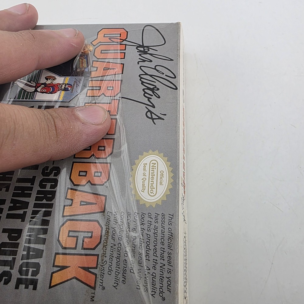 John Elway’s Quarterback – Box + Reg Card – Shrink - Authentic (No Game)