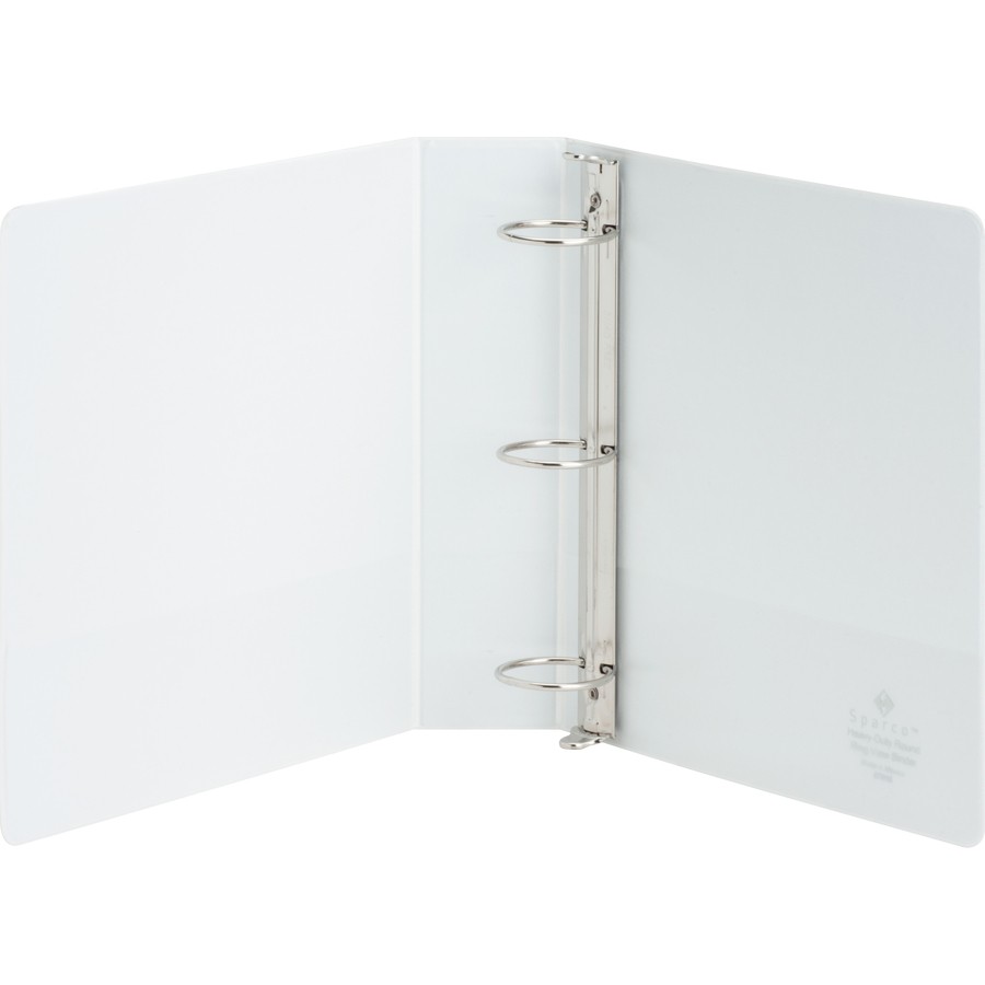 Sparco SPR19701 Round Ring View Binder 2" Capacity White