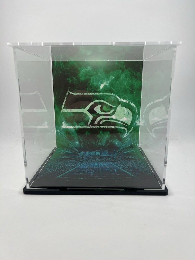 Seattle Seahawks Custom Mini Helmet Display or Card Display