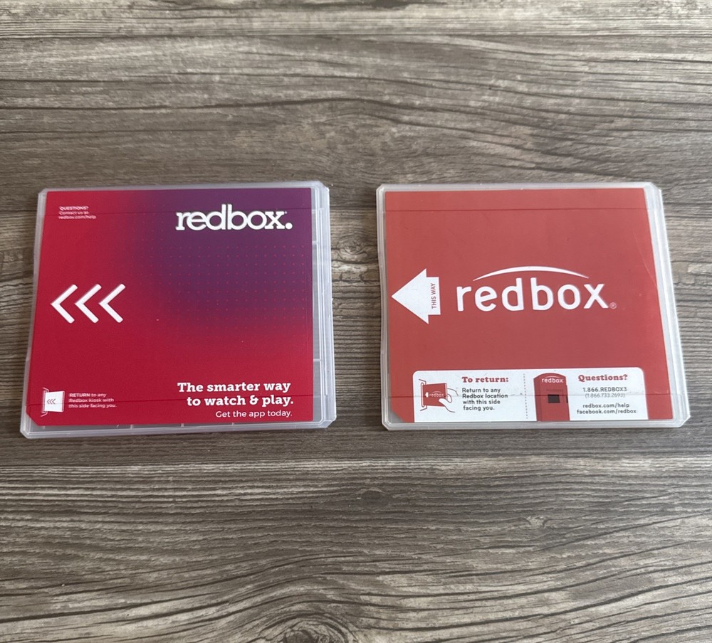 Lot 2 Redbox DVD with Original Cases