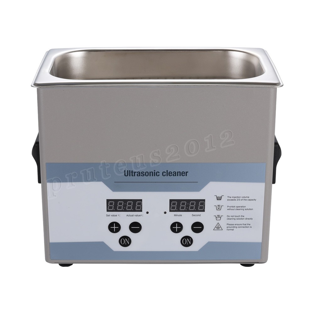 Ultrasonic Heated Cleaner, with basket 3.2L