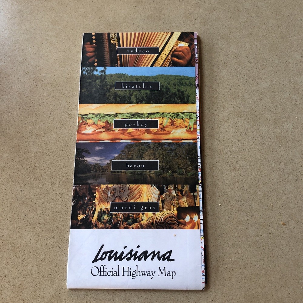 Louisiana Official Highway Map 1994