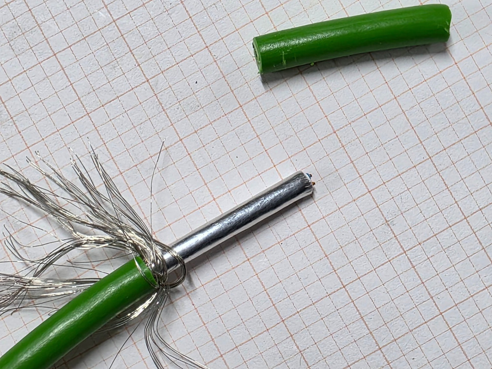 Belden 7960A 22/2P DataTuff CAT5e PROFINET Type A Network Cable PLTC Green /25ft