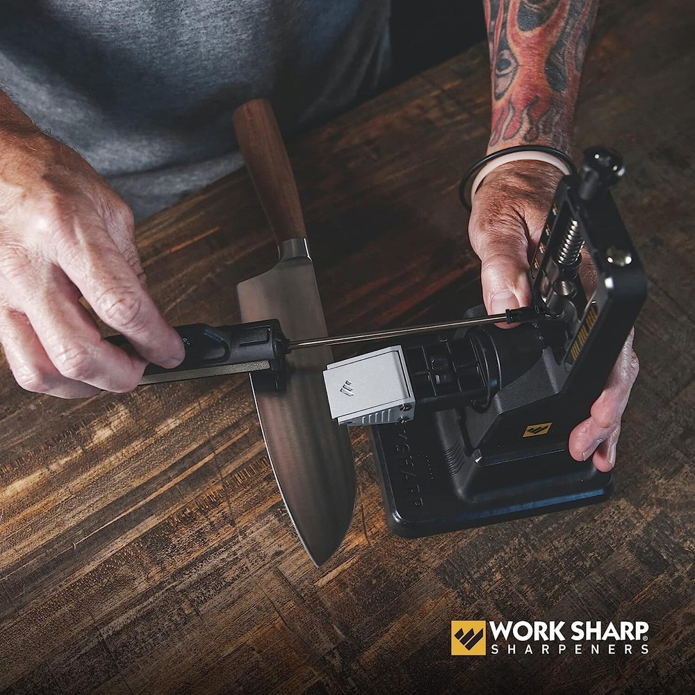 Adjustable Knife Sharpening System Hunting Serrated, Kitchen Knives Fast Precise