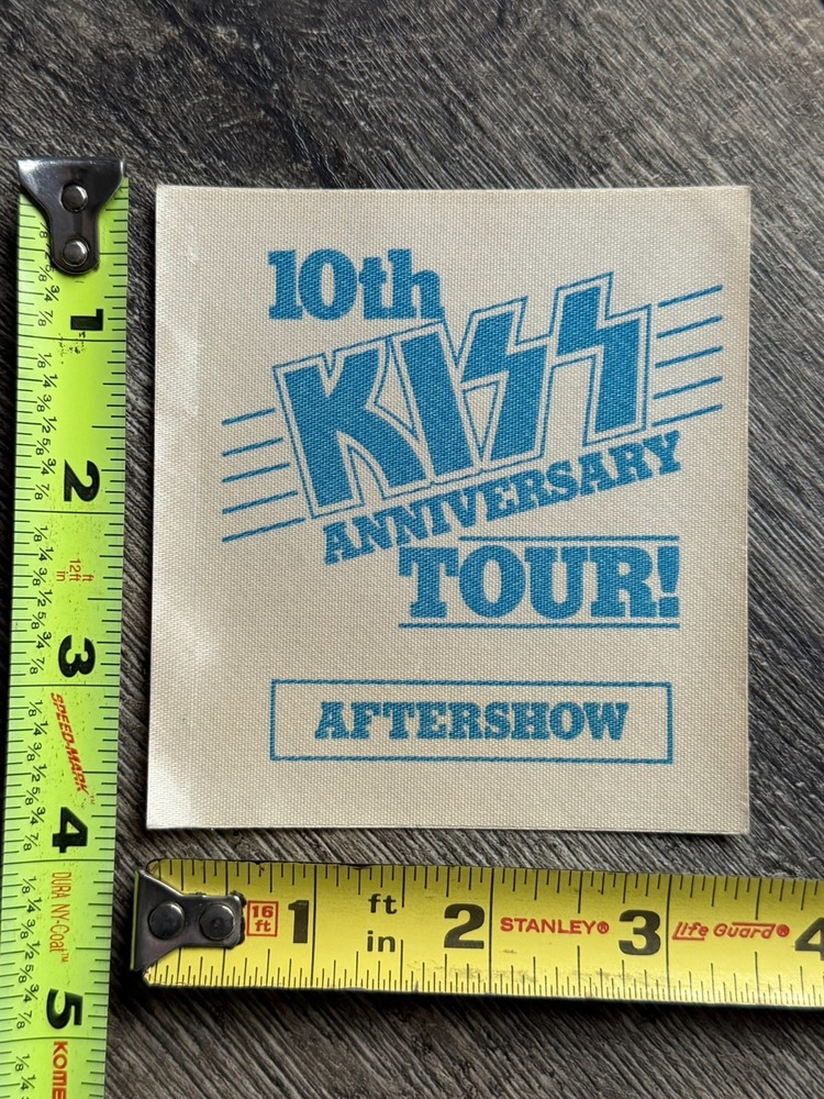 KISS Pass Creatures 10th Anniversary Tour Aftershow Vintage Kiss Memorabilia A