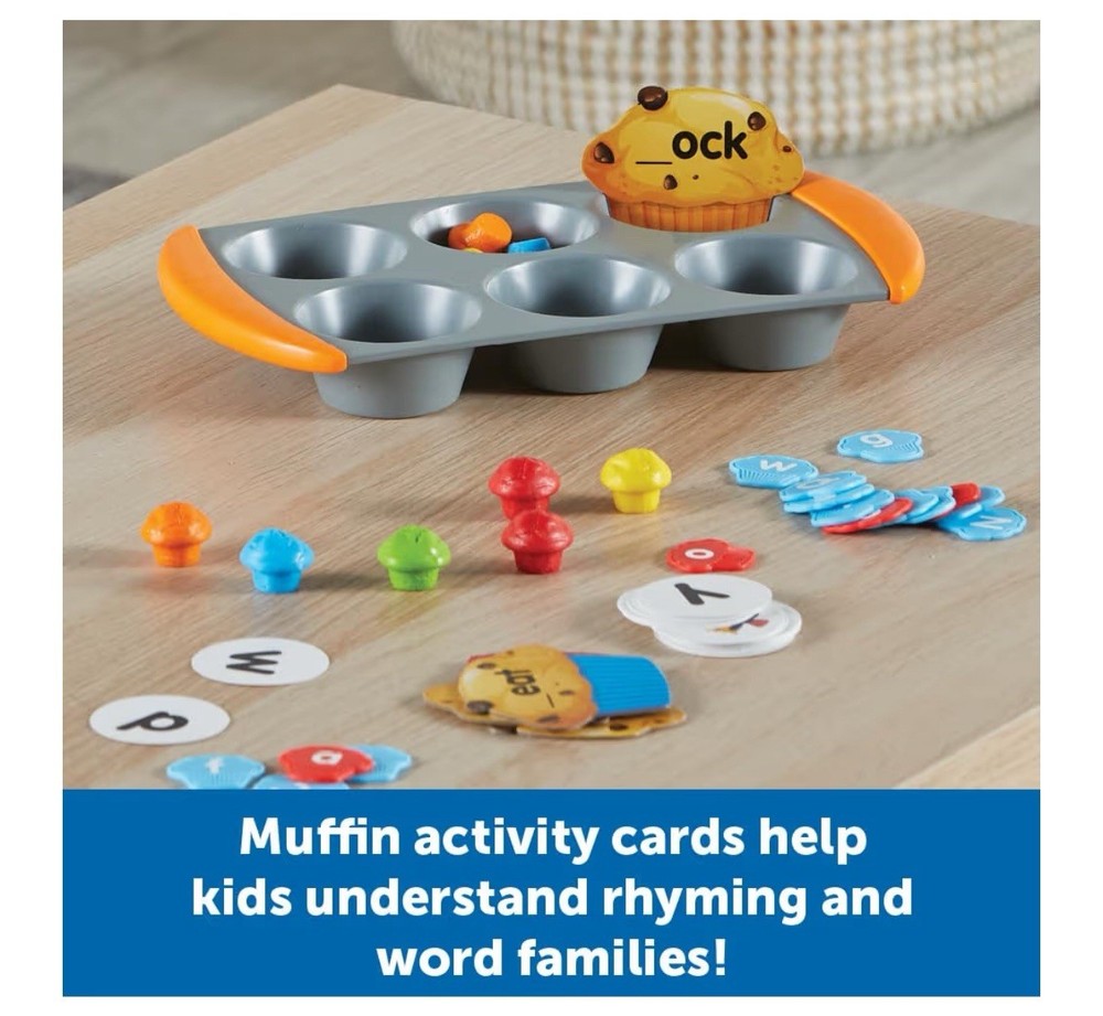 Learning Resources Mini Muffin Phonics Activity Set 70 pcs Learning Toys - NEW