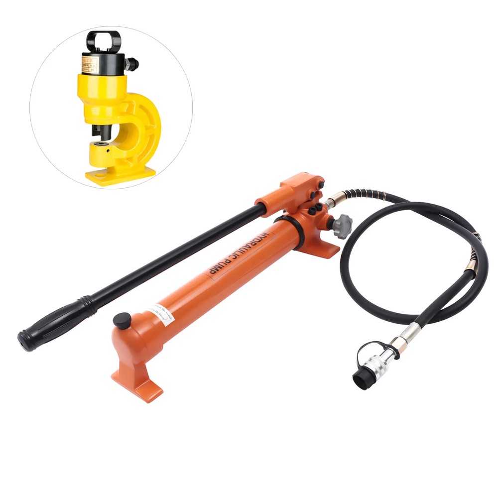 EU Plug Hydraulic Hand Pump Portable Ram Pump Stable Performance Power Pumps