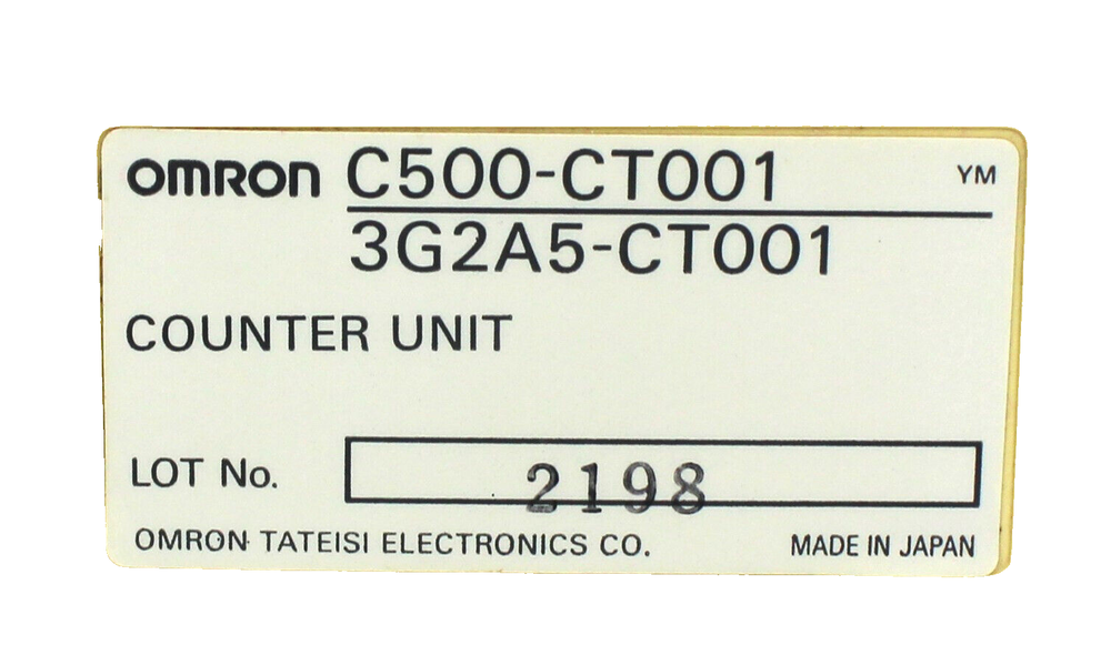 Omron C500-CT001 Counter Unit