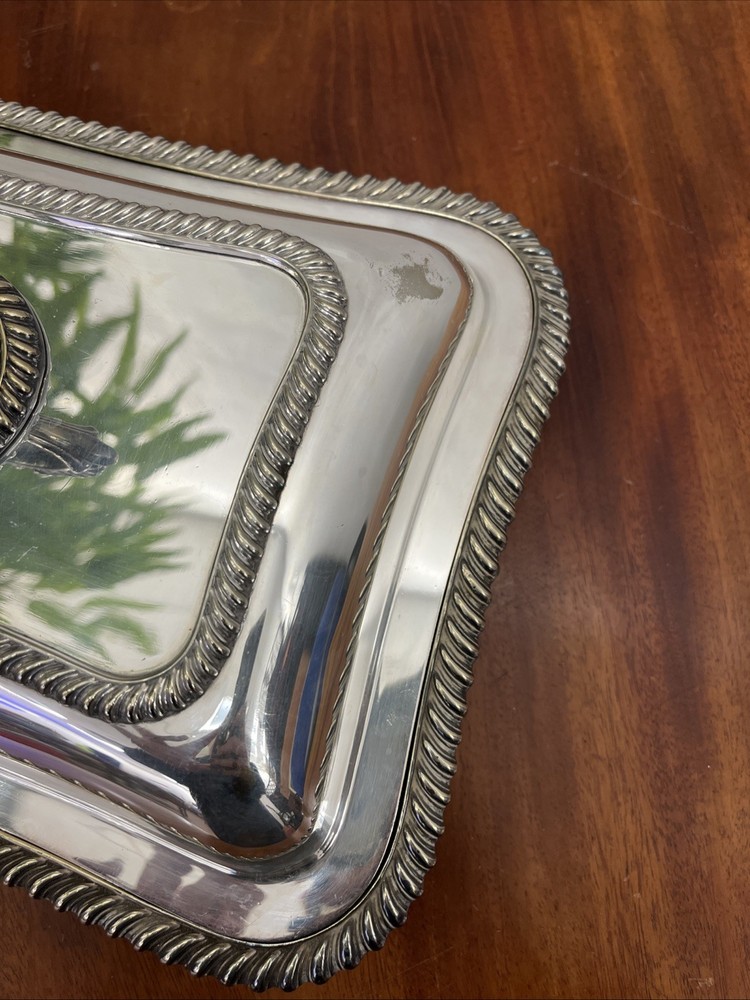 Antique Mappin & Webb Silver Plated Serving Tureen/Covered Dish