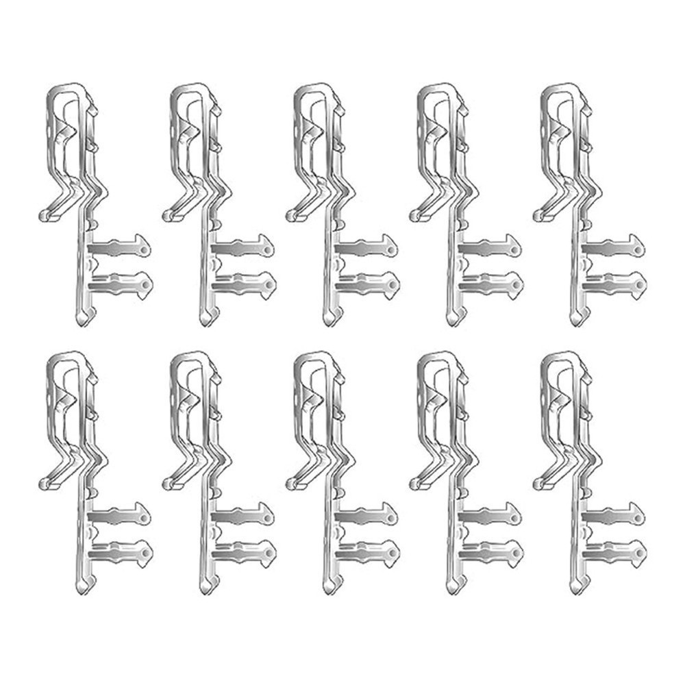For Window Blind Valance Clips Clear Plastic 24pcs Easy Install Solution