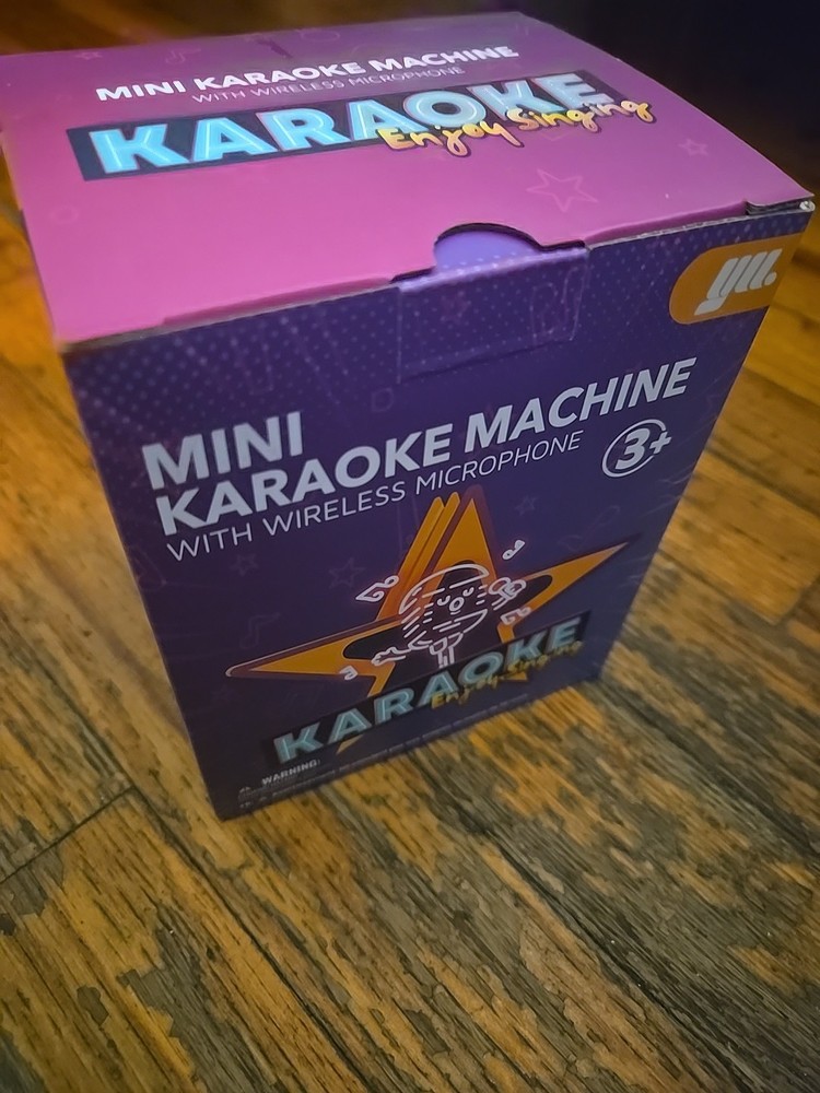 Mini Karaoke Machine With Wireless Microphone