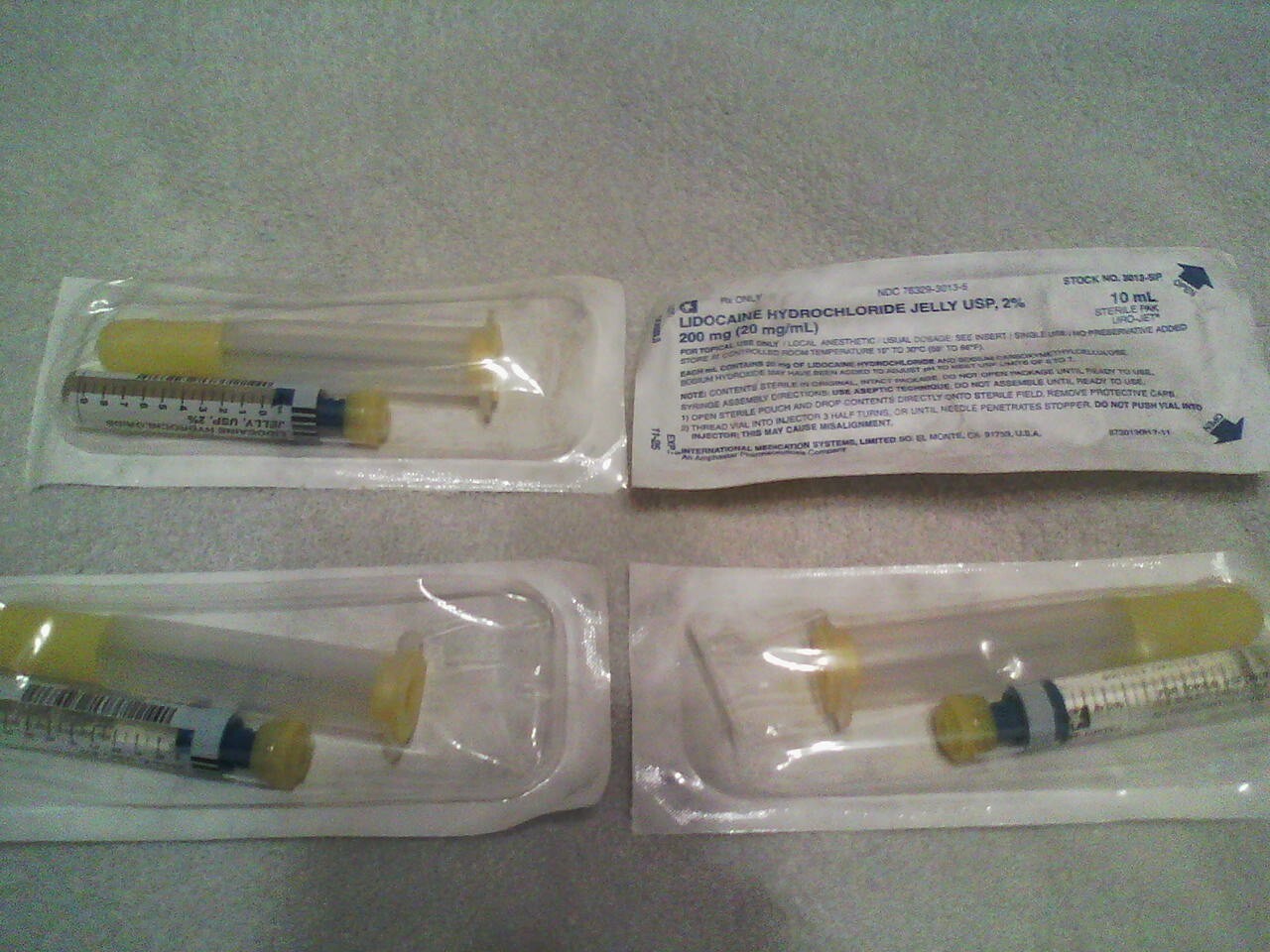 4 Lot Pain Soothing Jel With Lidocai 200mg Tube Fast Working Anesthetic