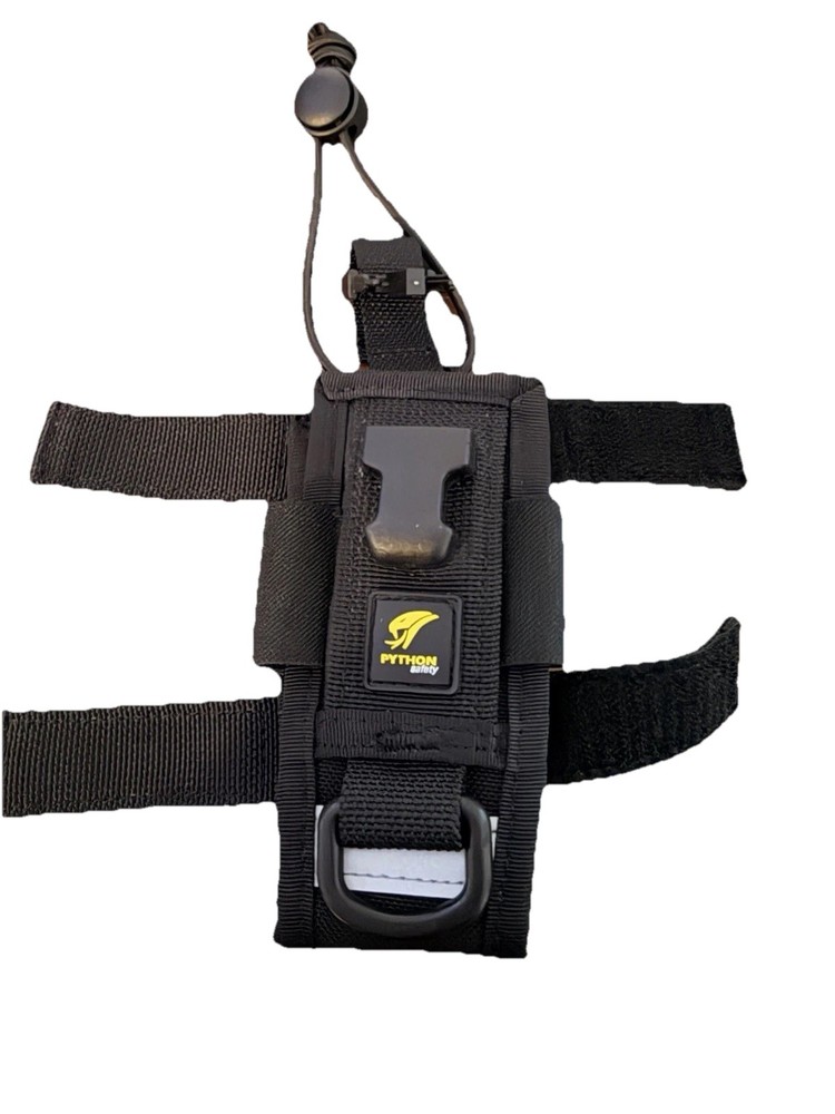 Python 1500088 Adjustable Radio Holster Black